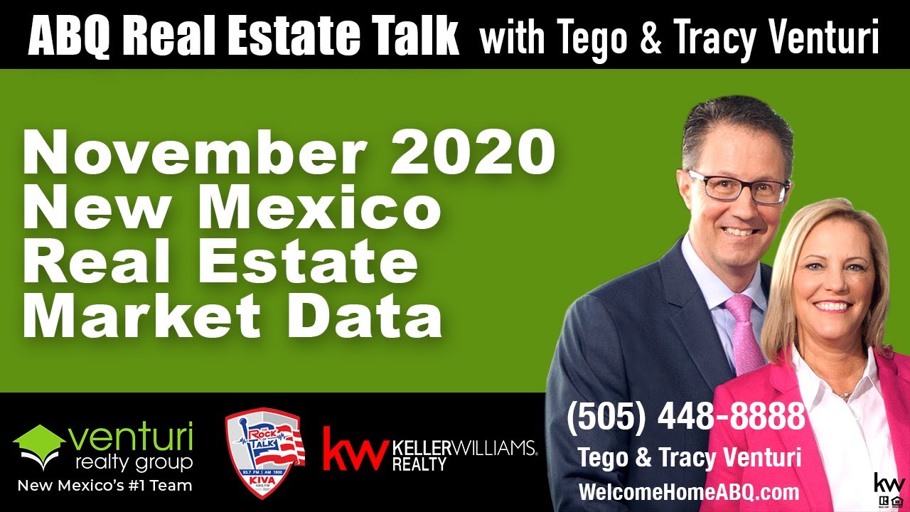 November 2020 New Mexico Real Estate Market Data