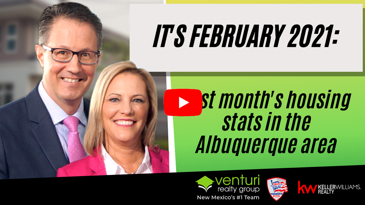 It’s February 2021: Last month’s housing stats in the Albuquerque area