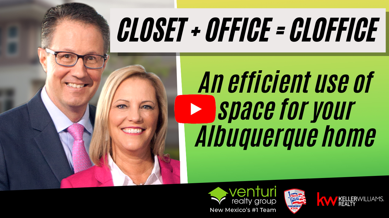 Closet + Office = CLOFFICE: An efficient use of space for your Albuquerque home