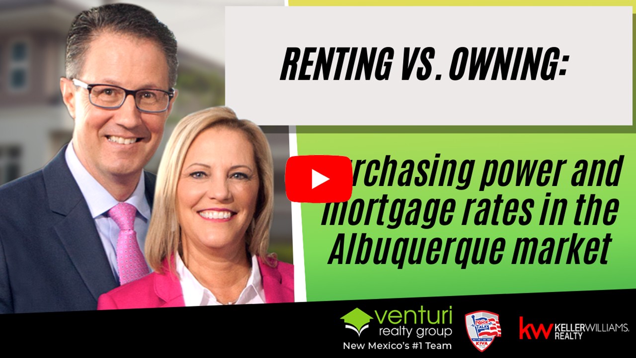 Renting vs. Owning: Purchasing power and mortgage rates in the Albuquerque market
