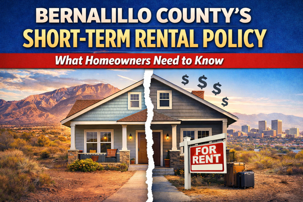 Bernalillo County Assessor Tax Policy Regarding Short-Term Rentals