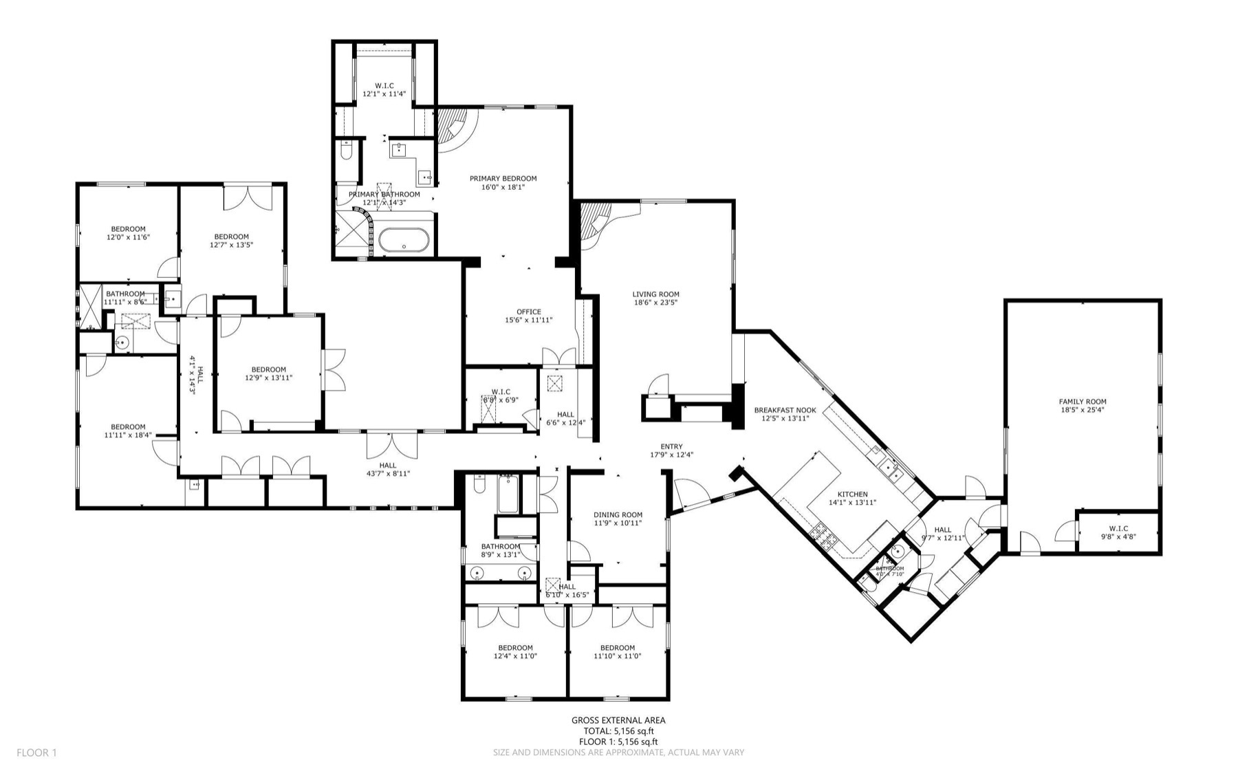 Floor plan showing the single-level room layout at 4068 Dietz Farm Circle NW in Los Ranchos.
