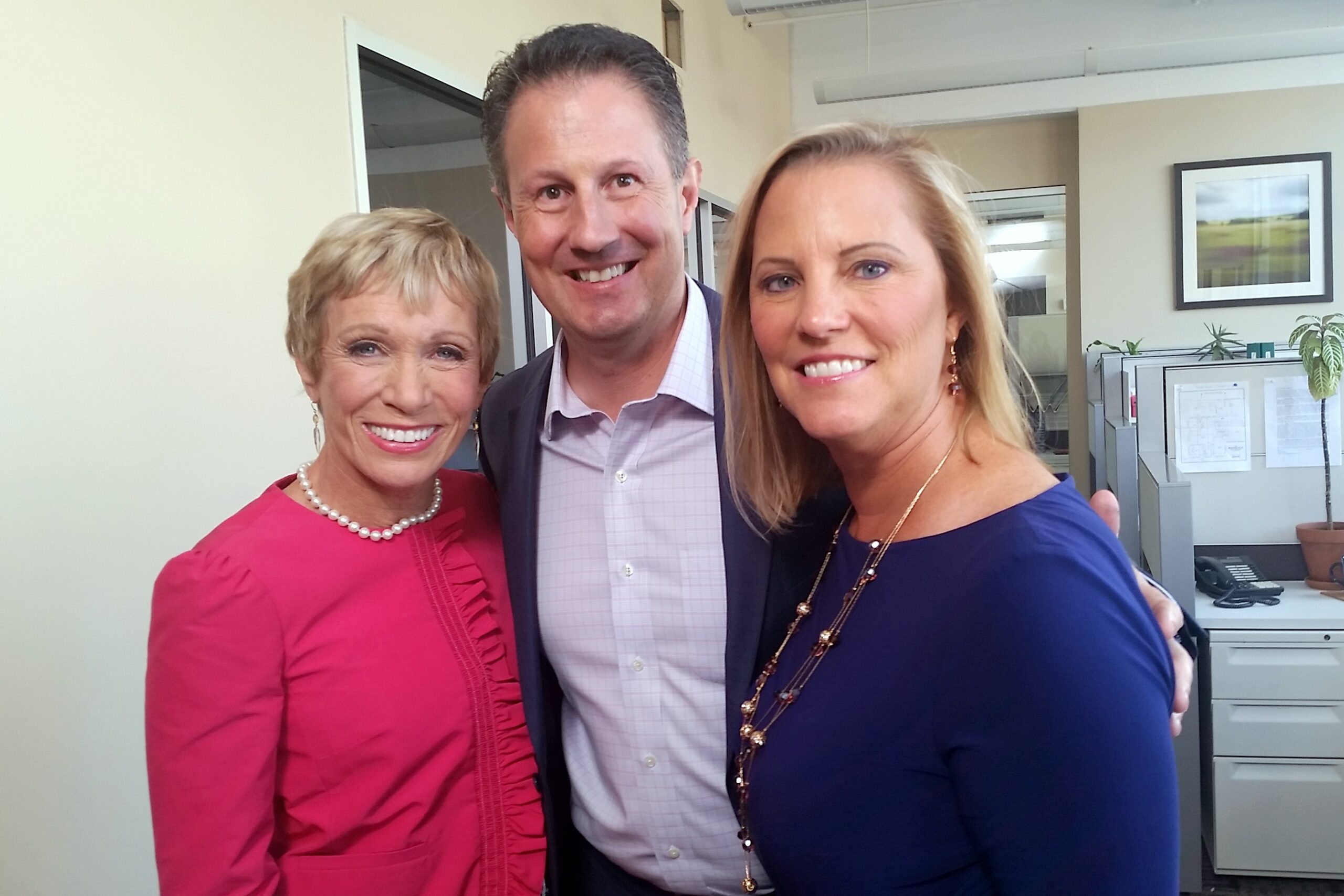 Barbara Corcoran with Tracy and Tego Venturi in an undated archive photo.