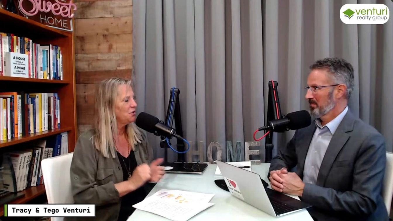 Tracy and Tego announcing the move to Real Broker in episode 438.