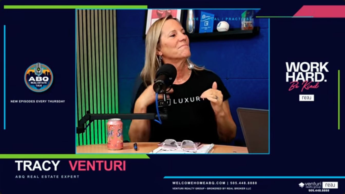 Tracy Venturi wearing celebration earrings during episode 599.