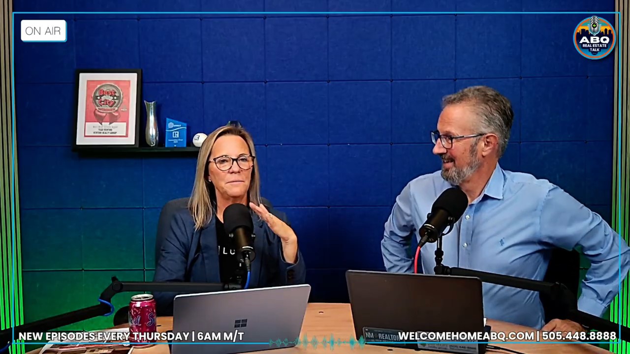 Tracy and Tego Venturi discuss Albuquerque low-slope roofs, parapets and canales in the Episode 603 studio